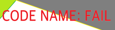 CODE NAME:FAIL 타이틀 이미지